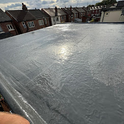 Completed flat roof installation